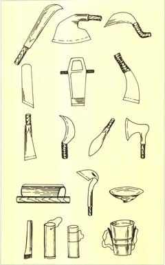 割漆前的准备工作及所需农工具